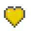 Miniature Yellow Heart