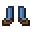 Leather Boots (Light Blue)