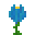 Mystical Cyan Flower
