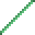 Long Green Sapphire Rod