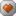 Orange Heart Canister